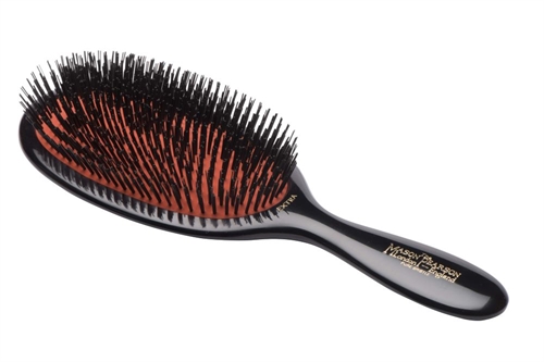 MASON PEARSON B1 LARGE EXTRA PURE BRISTLE DARK RUBY